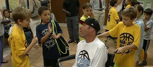 Jeff Fogel & basketball team